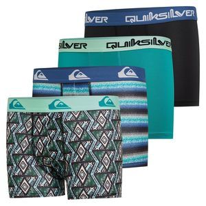 NEW Quiksilver Boys Underwear 4 Pack Boxer Briefs for Boys 6-18 Durable Stretch